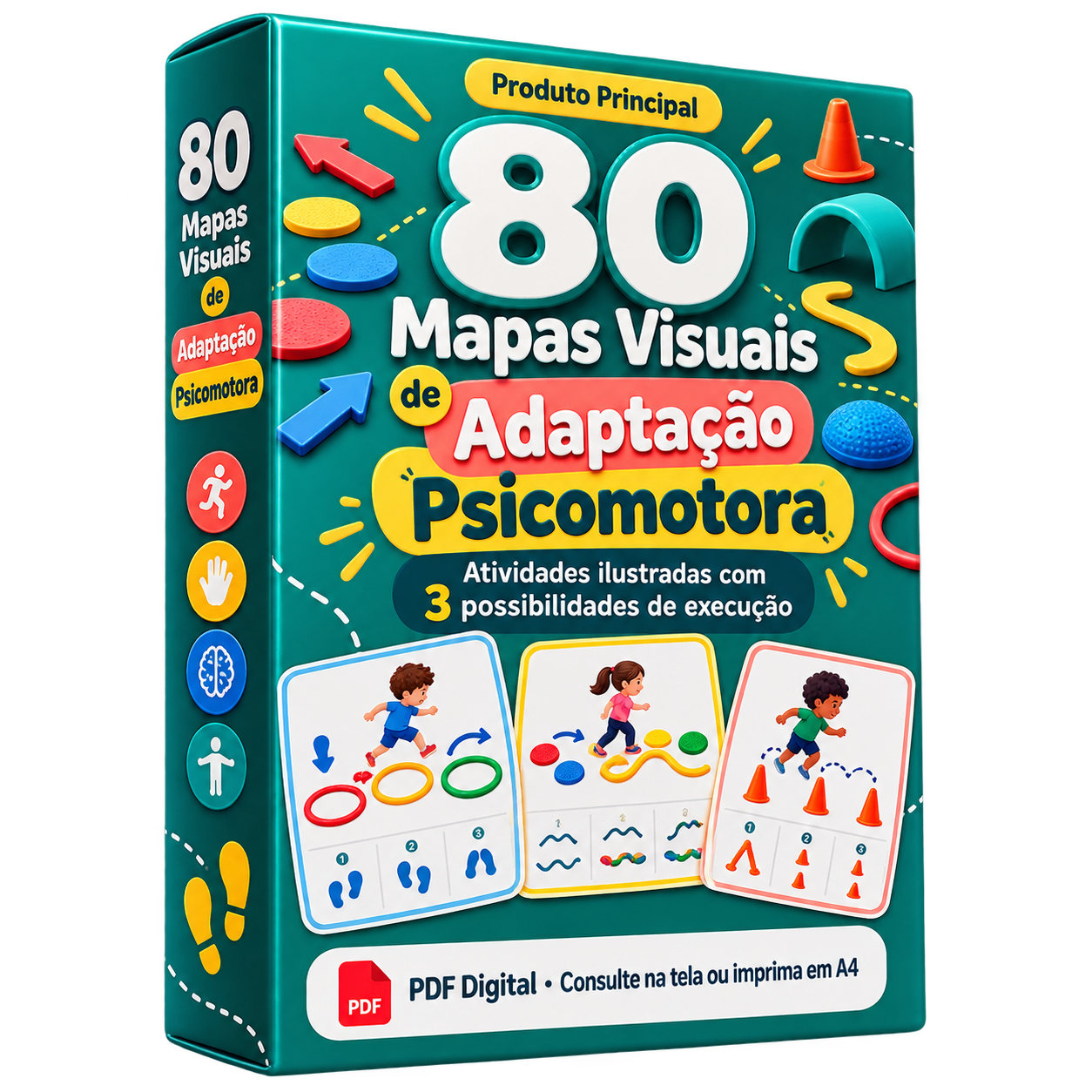 PLANO BÁSICO — 80 Mapas Visuais de Adaptação Psicomotora